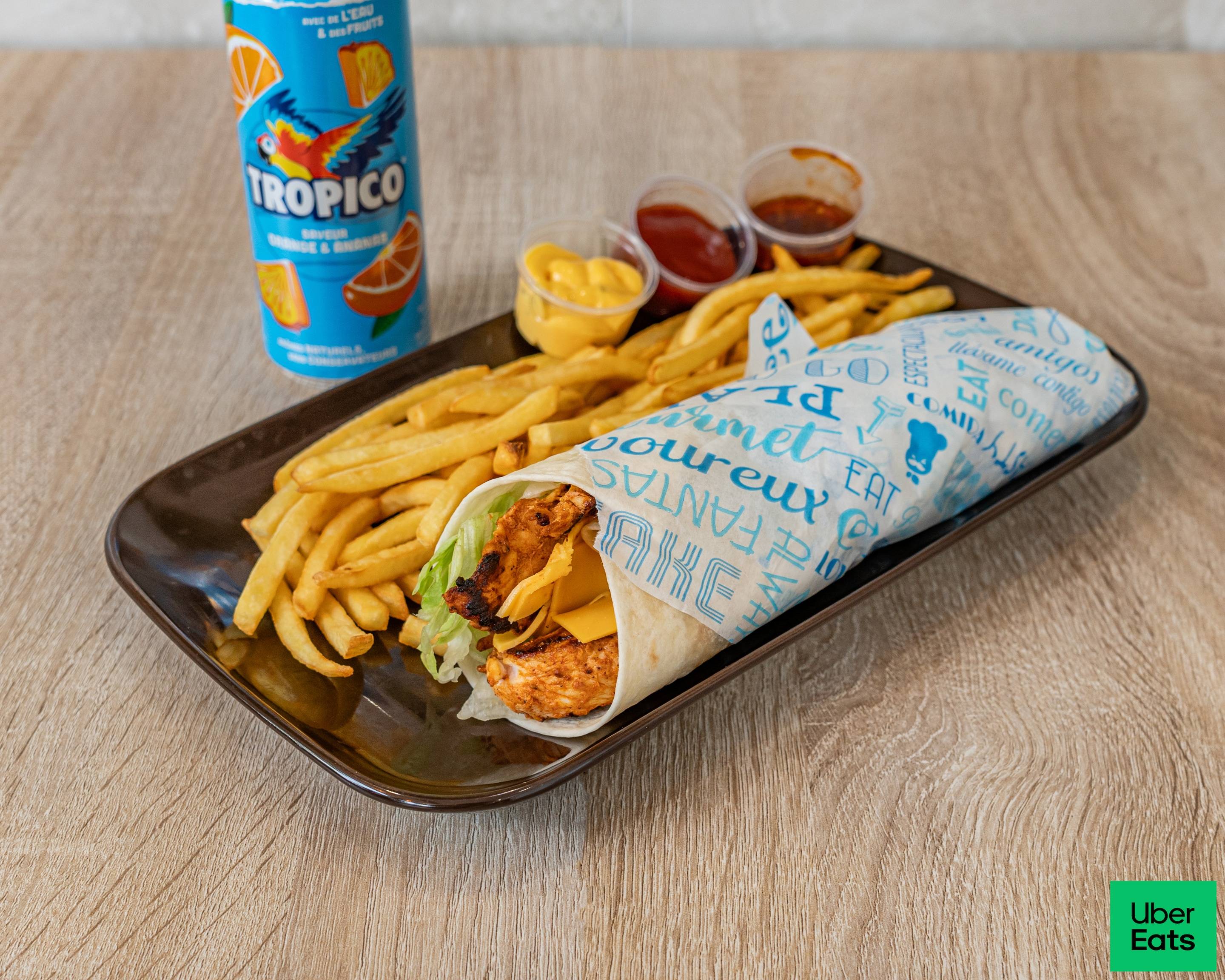 🌯 Menu Spicy KC Tikka Wrap
