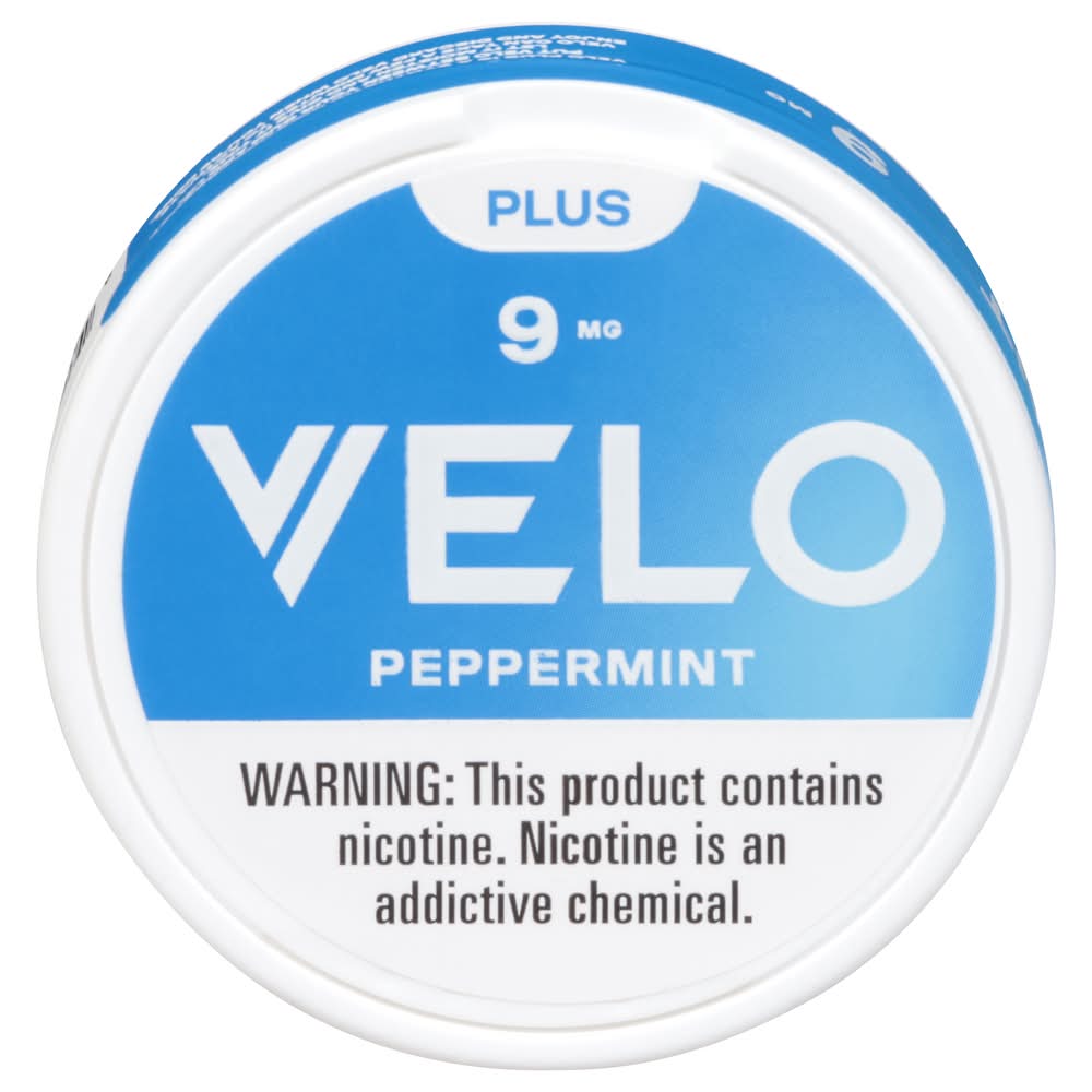 Velo Plus Nicotine Pouches 9 mg Delivery Near Me | Order Online