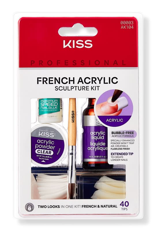 KISS French Acrylic Press-On Nails Sculpture Kit