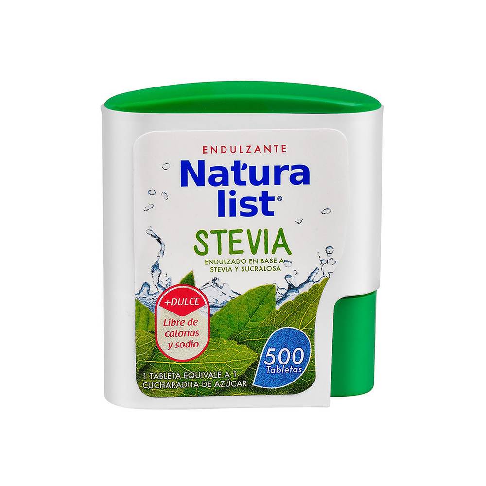 Endulzante stevia en Pastillas NATURALIST