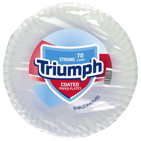 Triumph Coated Paper Plates