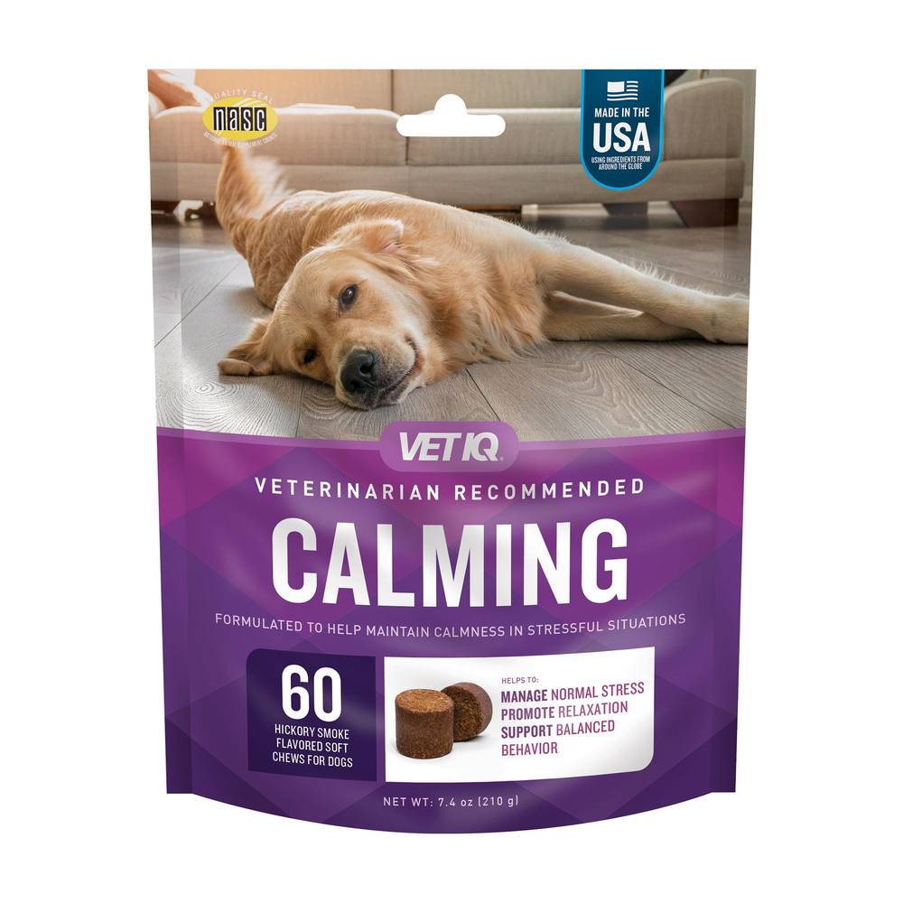 Vetiq Calming Support Supplement Dog Chews (60 ct)