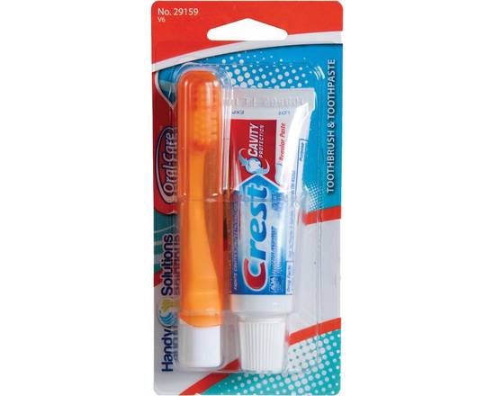 Order Crest Toothpaste & Tooth Brush .85oz food online from Chevron Extramile store, Antioch on bringmethat.com