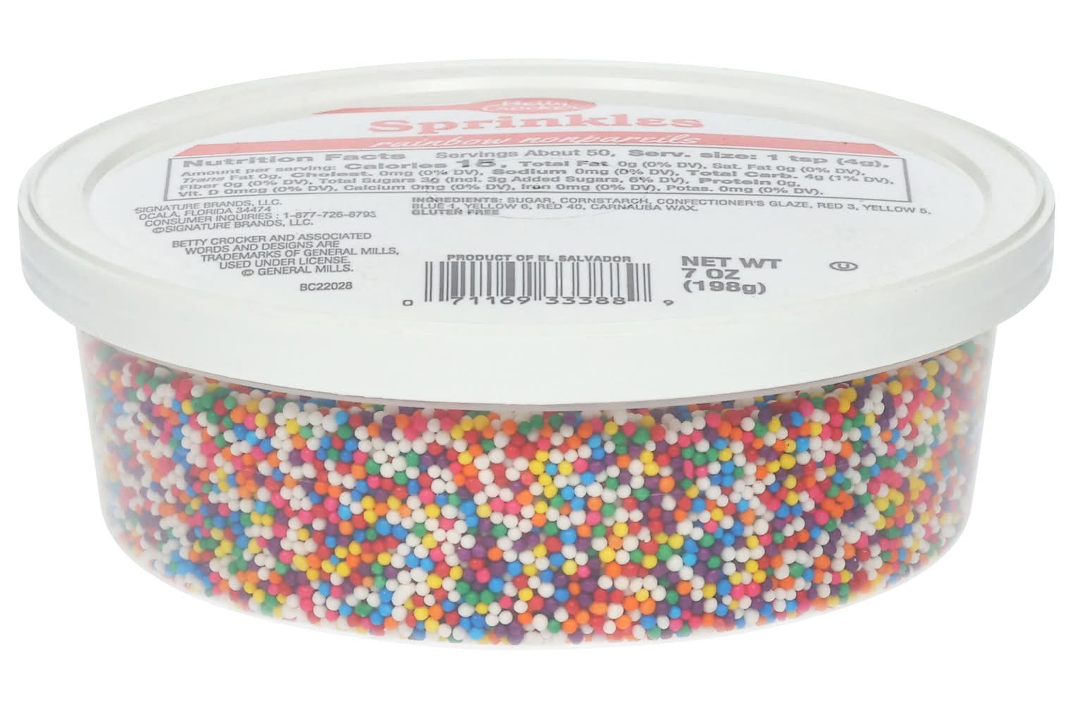 Betty Crocker Rainbow Nonpareils Sprinkles