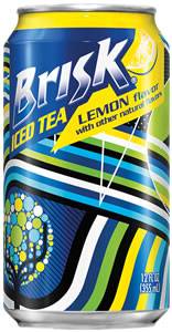 Brisk Iced Tea - Lemon Flavor - 24/12 oz cans (1X24|1 Unit per Case)