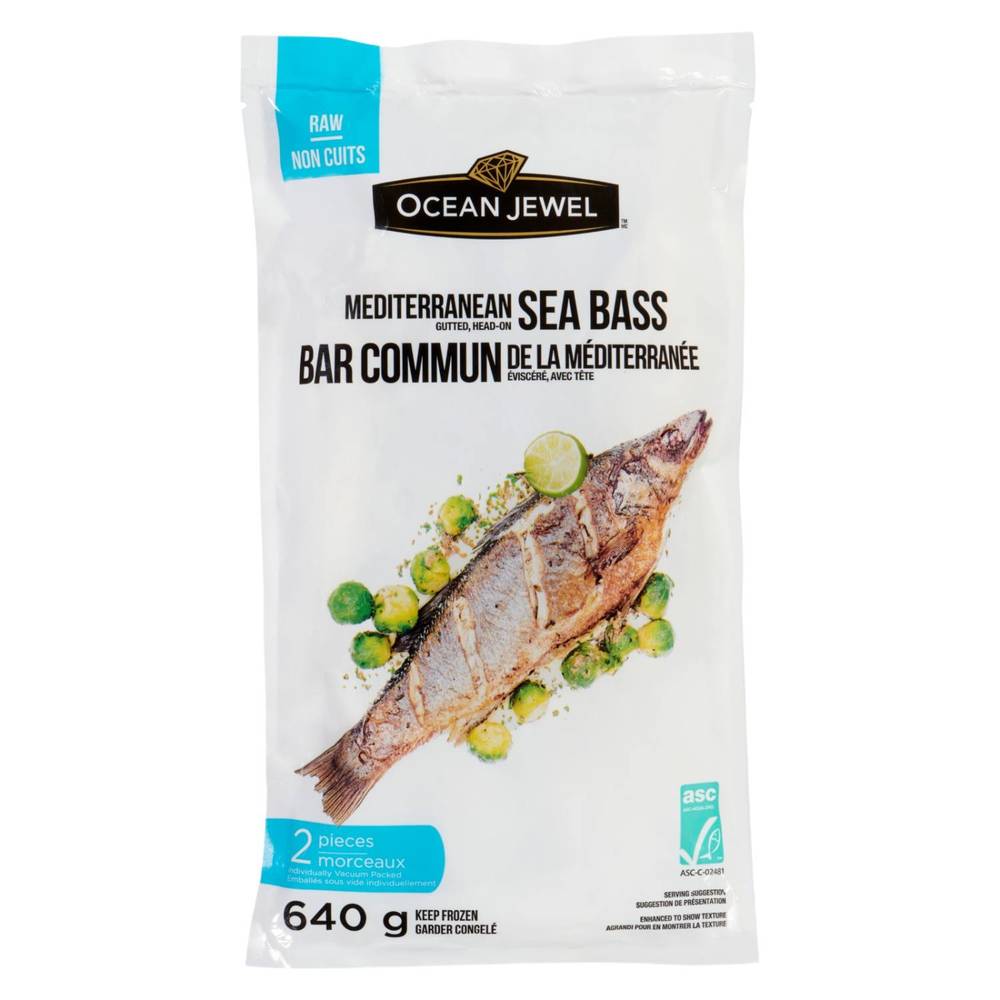 Ocean Jewel Mediterranean Sea Bass (640 grams)