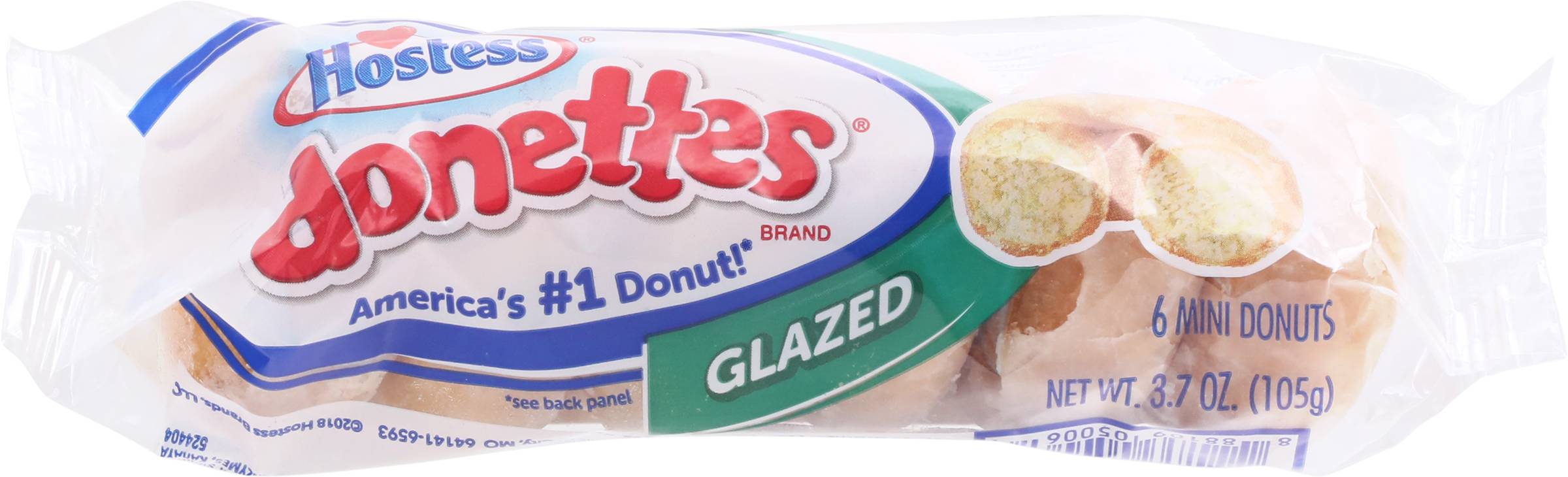 Hostess Donettes Glazed Mini Donuts (3.7 oz)