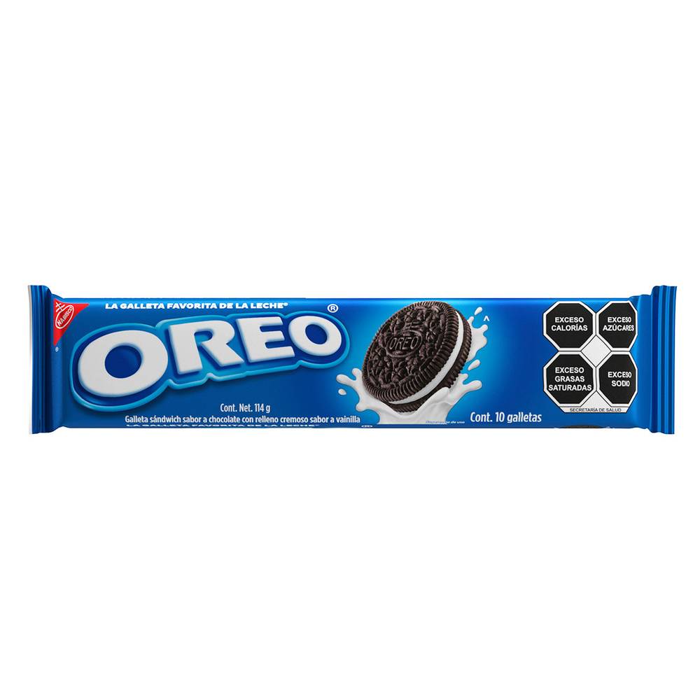 Oreo · Galleta sándwich, chocolate-vainilla (10 un)