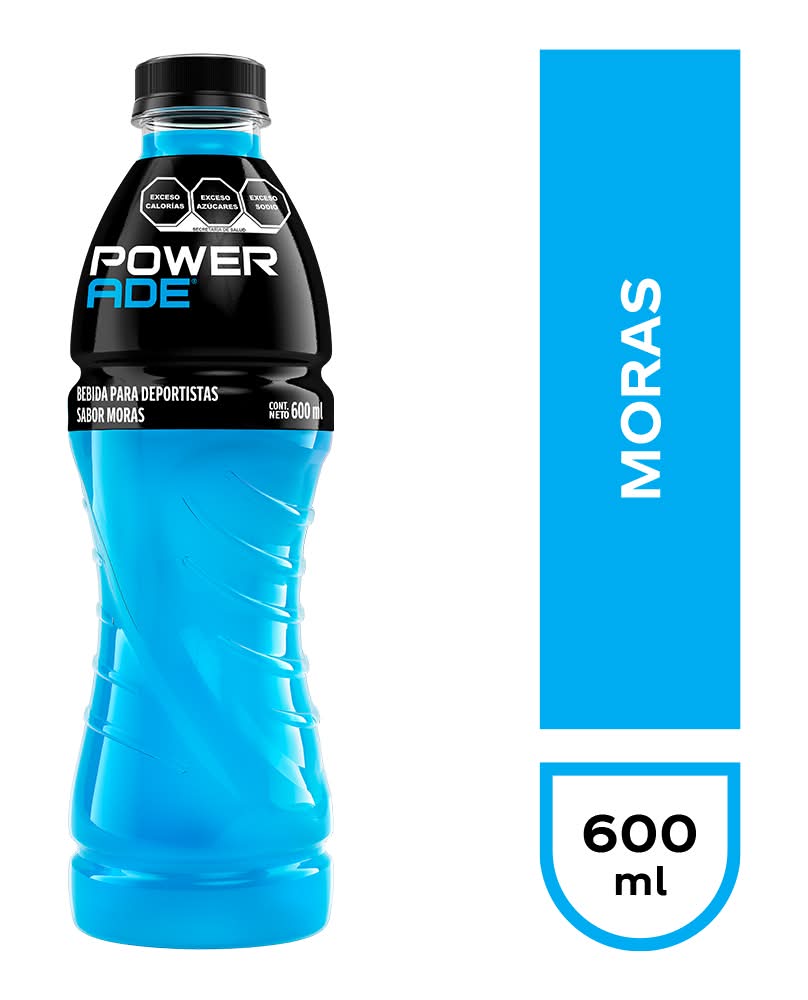 Powerade · Bebida hidratante para deportistas, moras (600 ml)