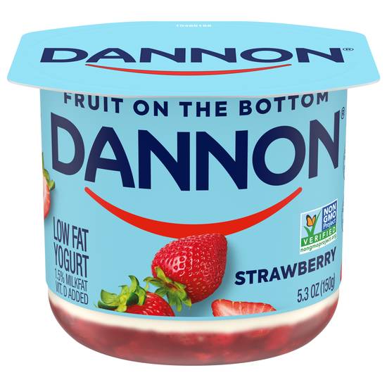 Dannon Strawberry Lowfat Yogurt (5.3 oz)