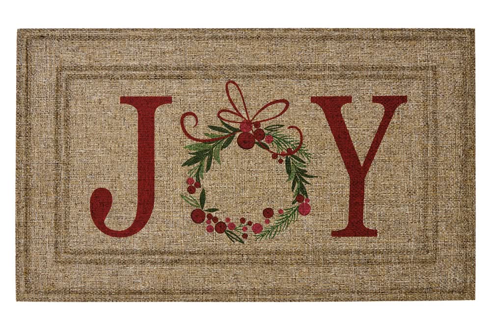 Merry Moments Soho Holiday Doormat - Joy