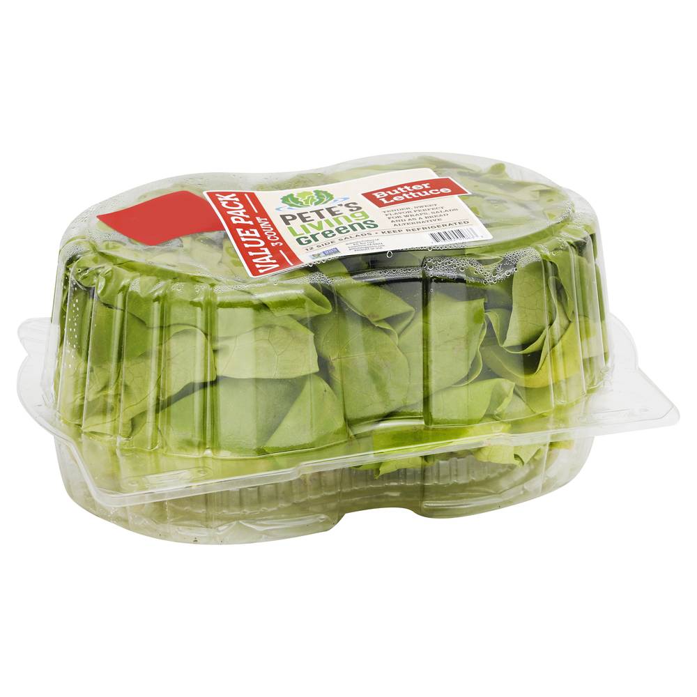 Pete's Living Greens Butter Lettuce (3 ct)