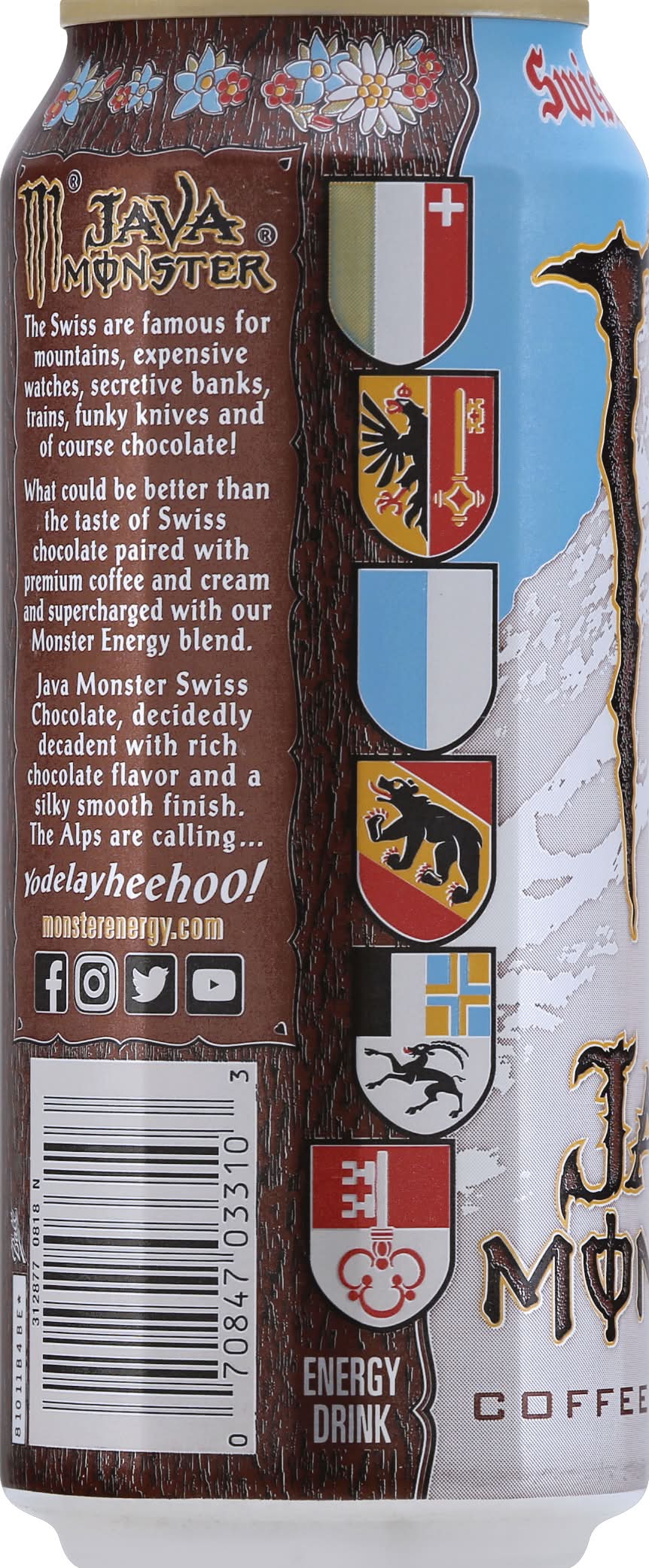 Monster Java Swiss Chocolate Coffee + Energy Drink (15 fl oz