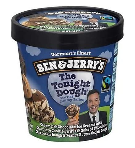 Ben & Jerry's The Tonight Dough Ice Cream, Caramel-Chocolate (473 ml)
