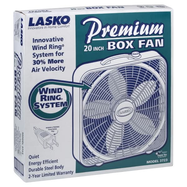 Lasko Premium Box Fan, 20''