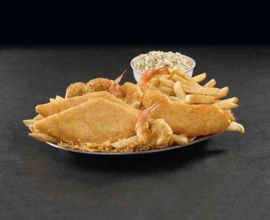 Fish, Chicken, and Shrimp Platter