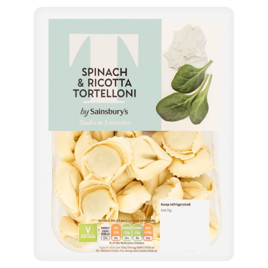 Sainsbury's Spinach & Ricotta Tortelloni (300g)