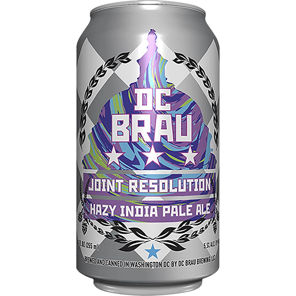 Dc Brau Joint Resolution Hazy Beer (6 pack, 12 fl oz)