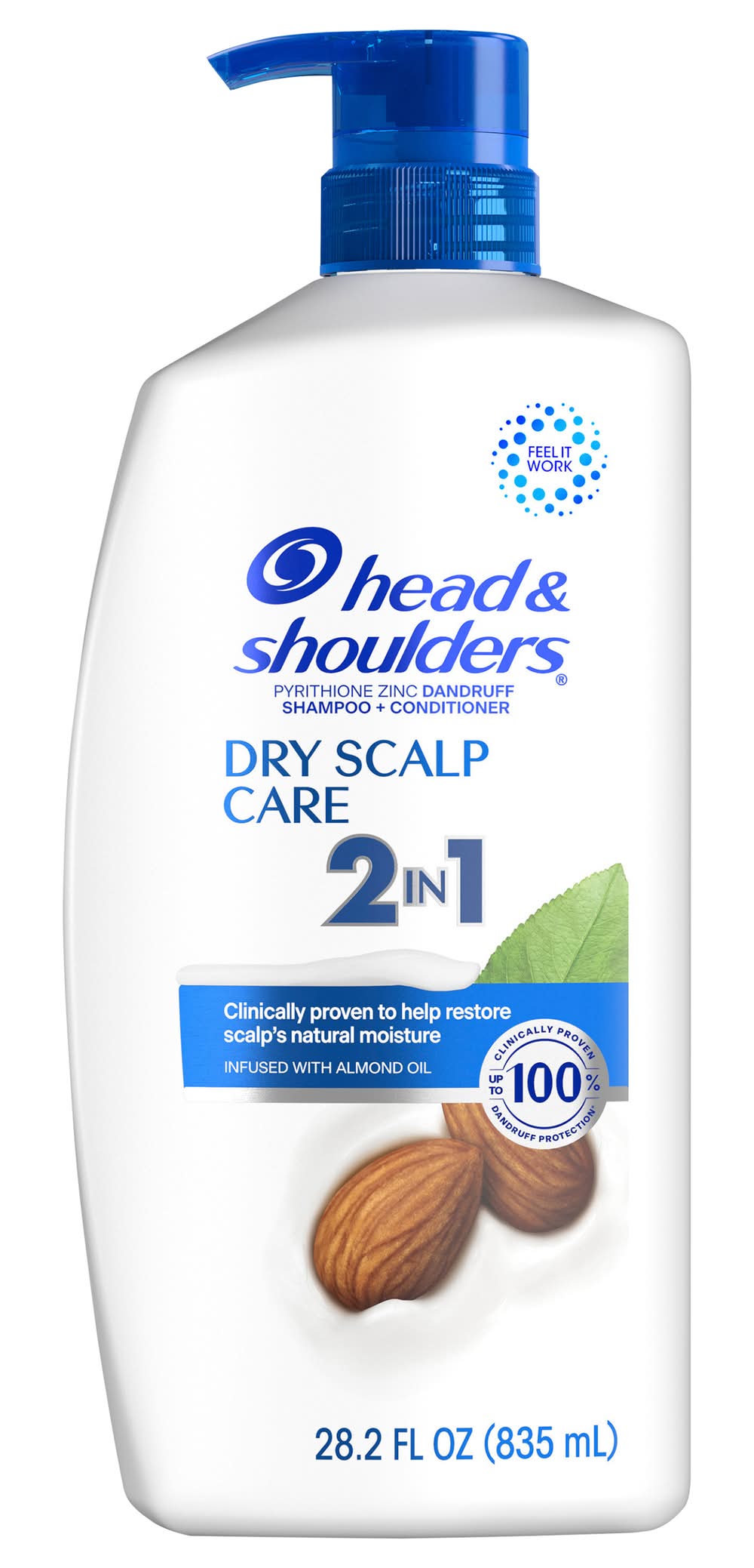 Head & Shoulders 2 In 1 Dry Scalp Care Dandruff Shampoo and Conditioner (28.2 fl oz)