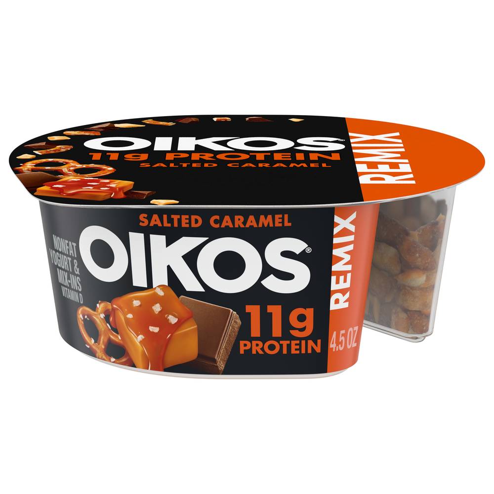 Oikos Chocolate Pretzels Yogurt, Salted Caramel (4.5 oz)