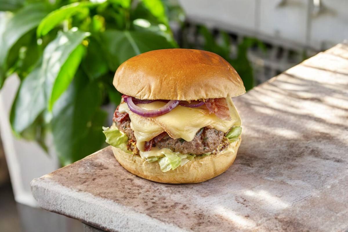 🍔  The smash Raclette