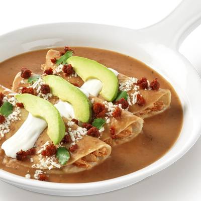 Enfrijoladas (3 pzas)