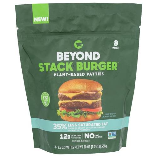 Beyond Meat Beyond Stack Burger Plant-Based Patties