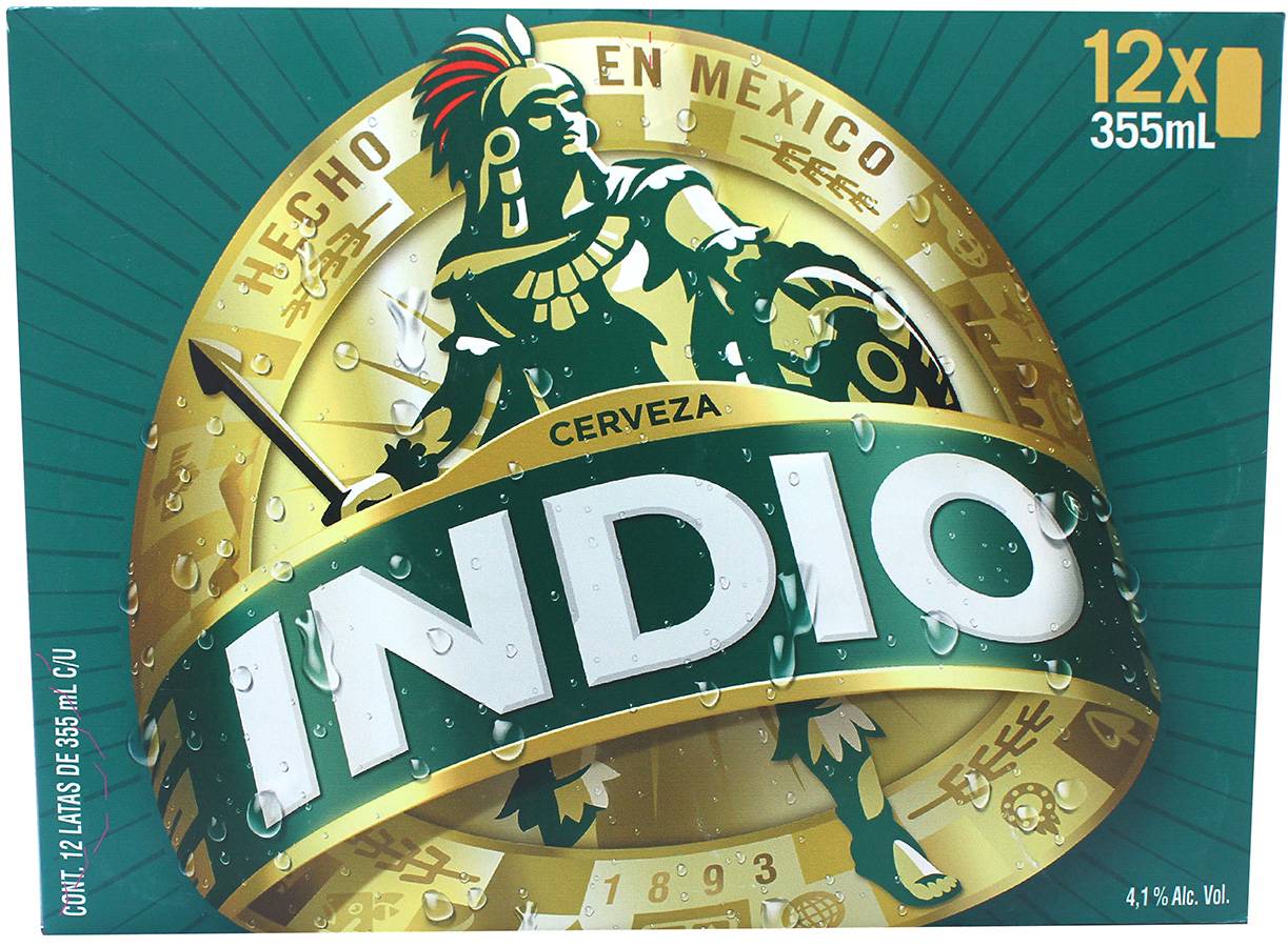 Indio · Cerveza lager (12 x 355 ml)