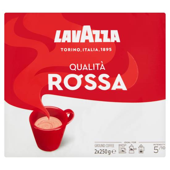 Lavazza Qualità Rossa Ground Coffee 2 X 250g (500g)