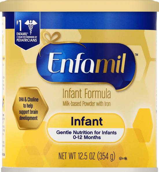 Enfamil Milk Based Powder With Iron Infant Formula 0-12 Months
