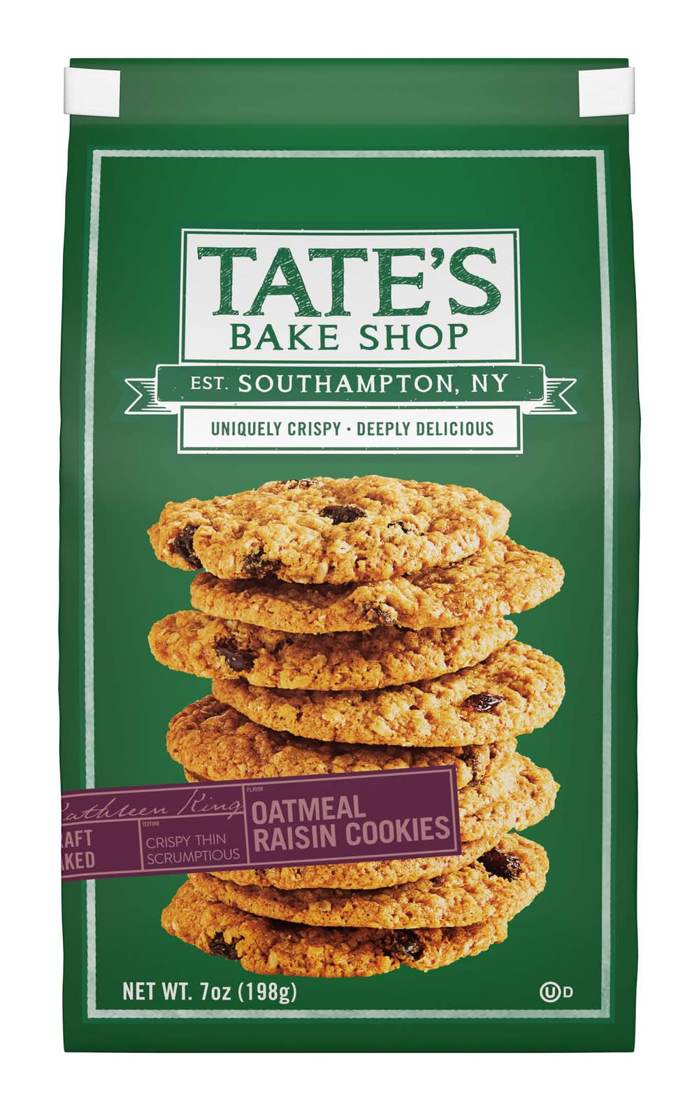 Tate's Bake Shop Oatmeal Raisin Cookies (7 oz)
