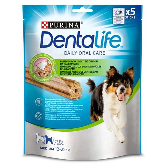 Snack para perros medianos dentalife Purina bolsa 115 g