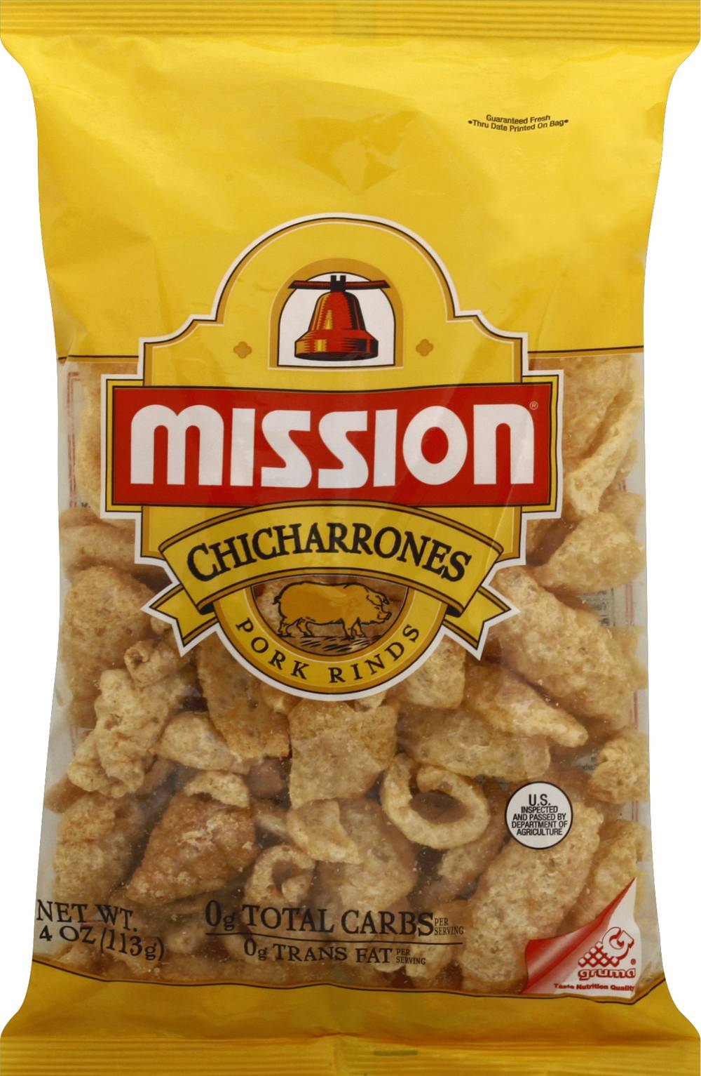 Mission Chicharraones Pork Rinds (4 oz)