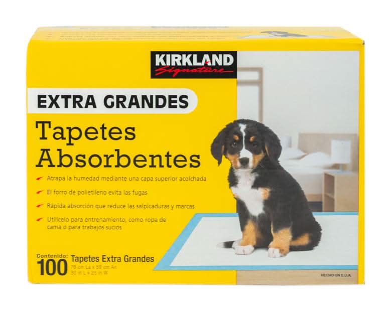 Kirkland Signature · Tapetes absorbentes para perros, Extra Grandes (100 un)