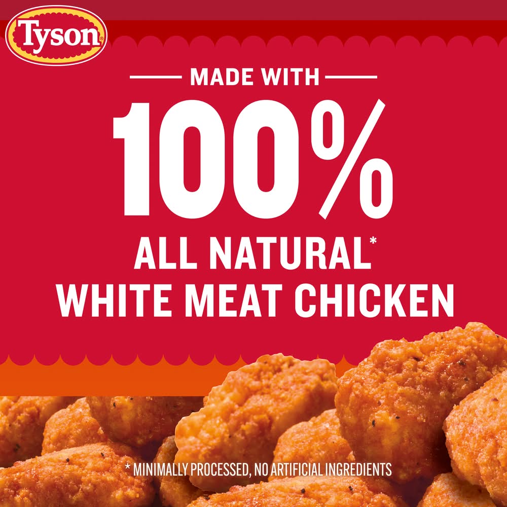 Tyson Fully Cooked Frozen Boneless Chicken Bites, Buffalo Style (24 oz)