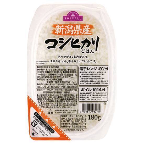 ＴＶごはん新潟コシヒカリ１Ｐ TV Niigata Koshihikari Rice (1 Pack)