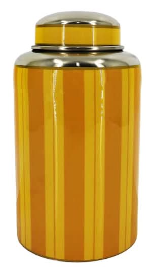 Jonathan Adler X Michaels 10" Metal Container With Lid