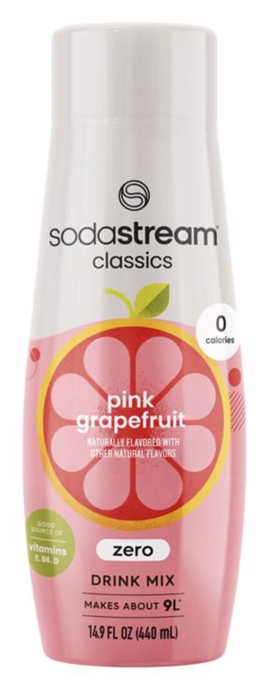 Sodastream Waters Zeros Pink Grapefruit Soda Mix 14.8 Oz 1 Pk