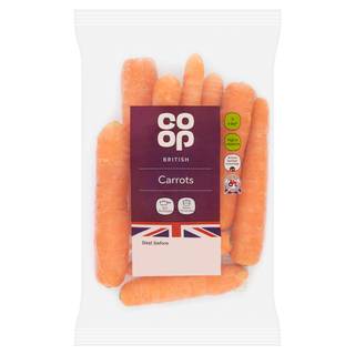 Co-op British Carrots 500g