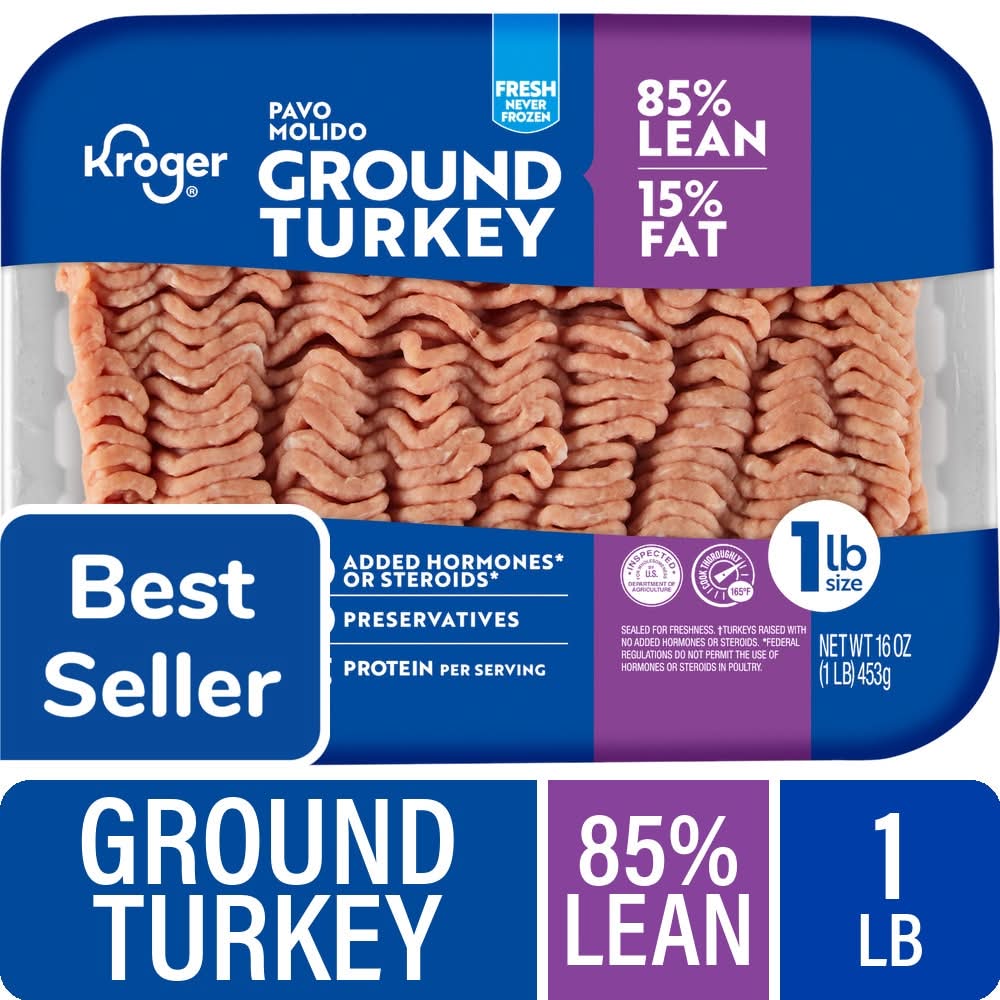 Kroger® 85/15 Fresh Ground Turkey Tray 1 LB