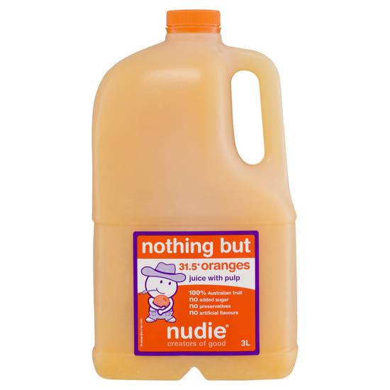 Nudie Juice Nothing But Orange Juice With Pulp 0