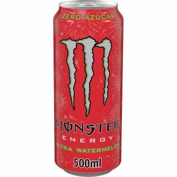 Monster Energy Ultra Watermelon Bebida Energética zero azúcar lata 50 cl.