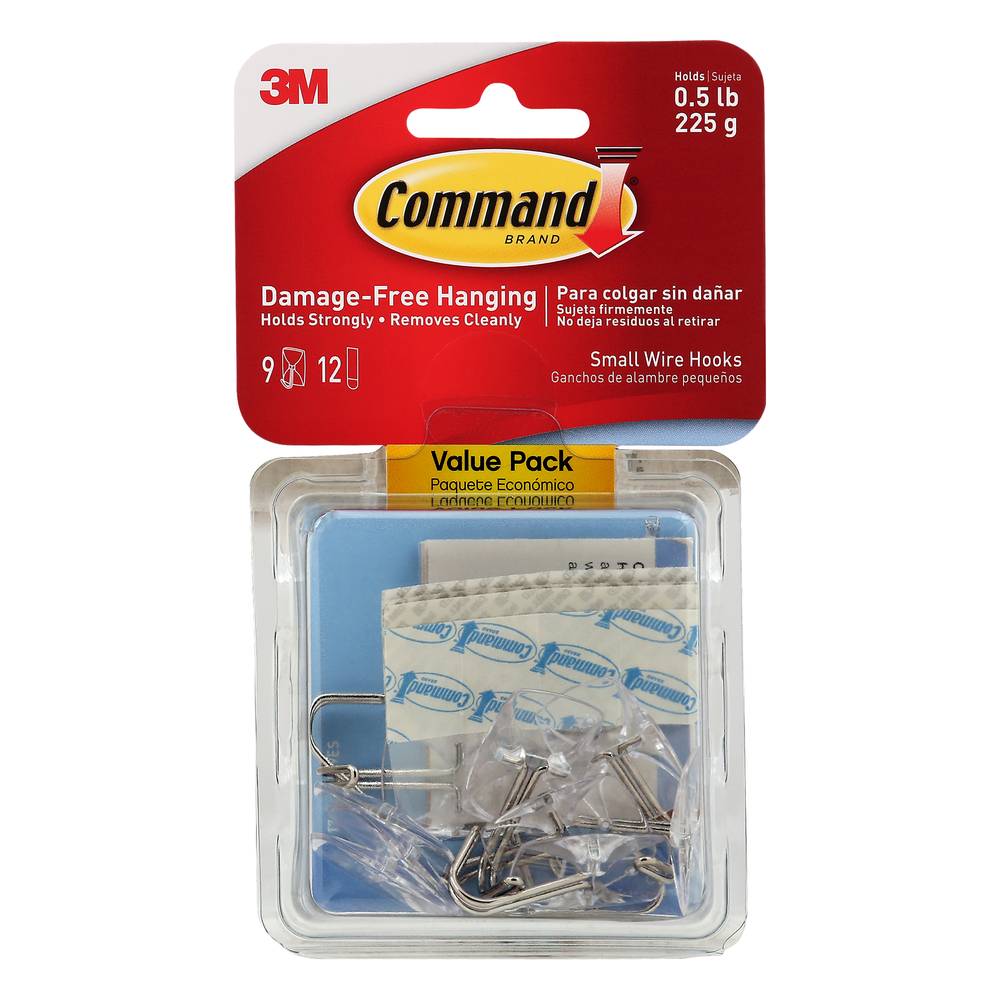 Command Damage-Free Hanging Clear Hooks