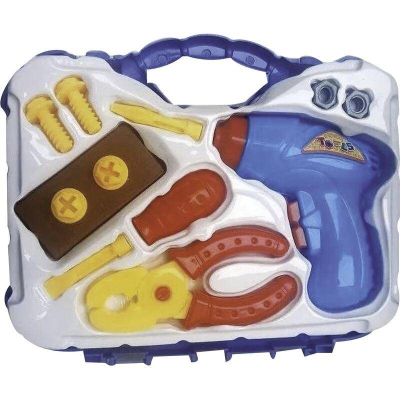 Paki toys mini maleta de ferramentas infantil (8 unidades)