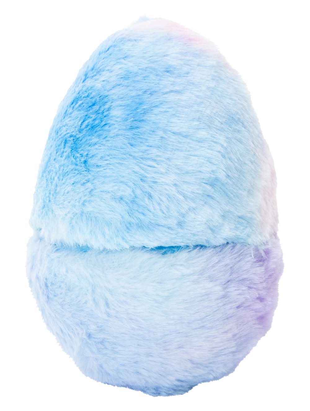 XL Faux Fur Easter Egg 5in x 6in Blue