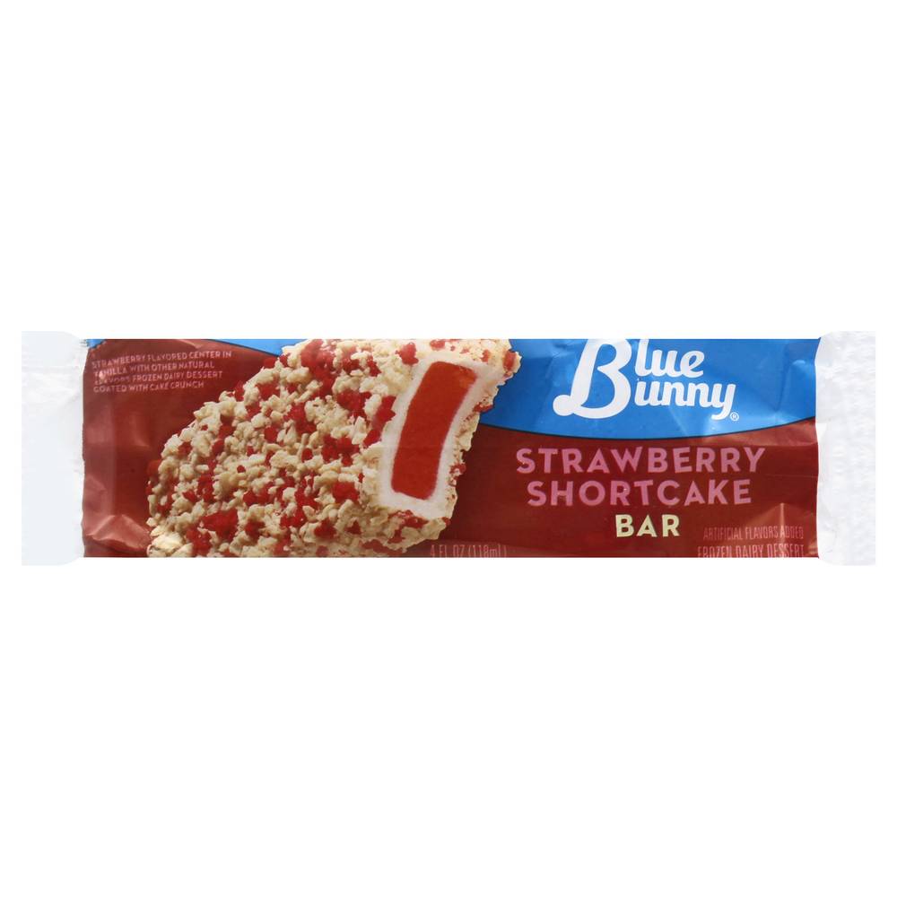 Blue Bunny Strawberry Shortcake Bar