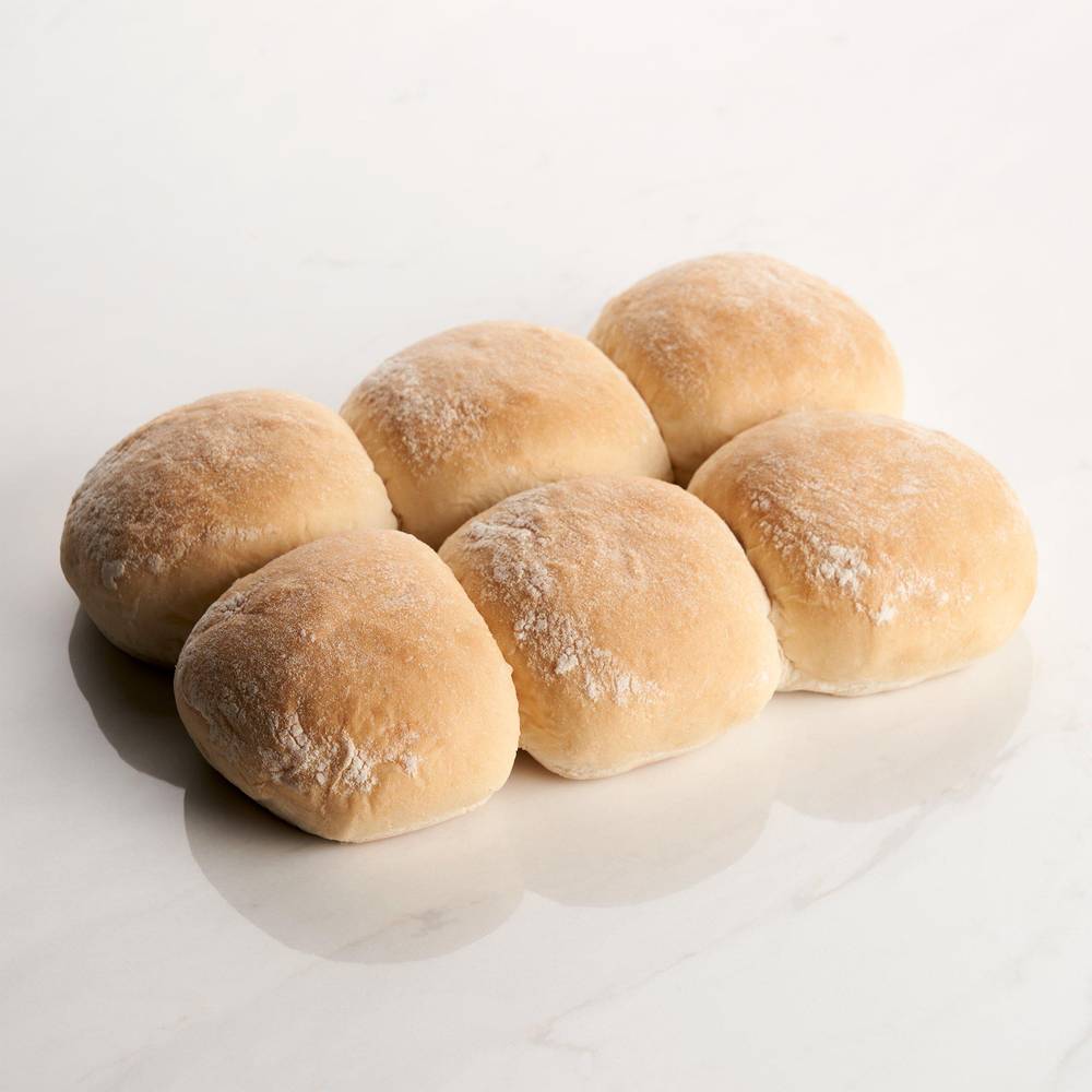 Sainsbury's Large Soft White Rolls (6 pack)