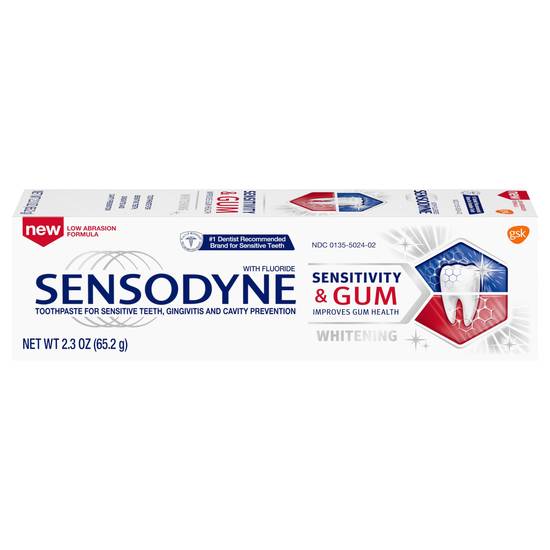 Sensodyne Whitening Sensitivity & Gum Toothpaste (2.3 oz)