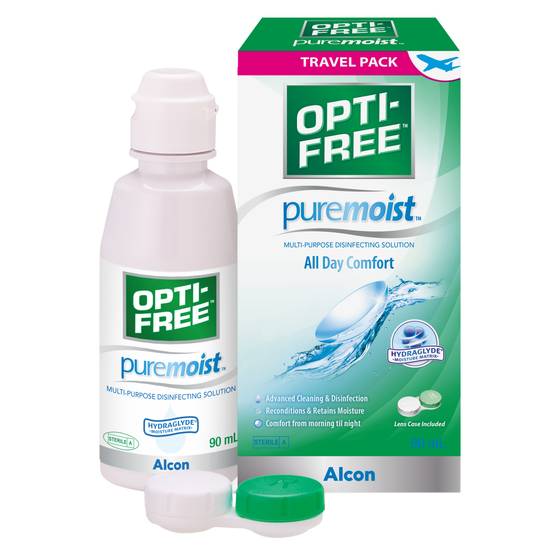 Systane Opti Free Pure Moist Contact Lens Solution 90ml