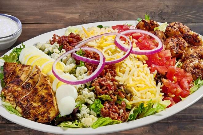 BLACKENED SHRIMP & CHICKEN COBB SALAD